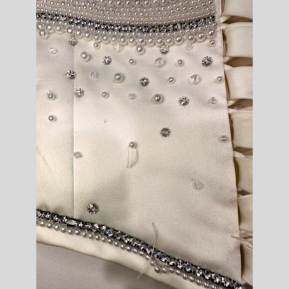 Maggie Soterro Wedding Gown White Size 8 - Picture 11 of 16